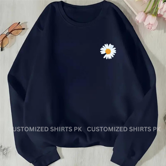 CUTE FLOWER SWEATSHIRT