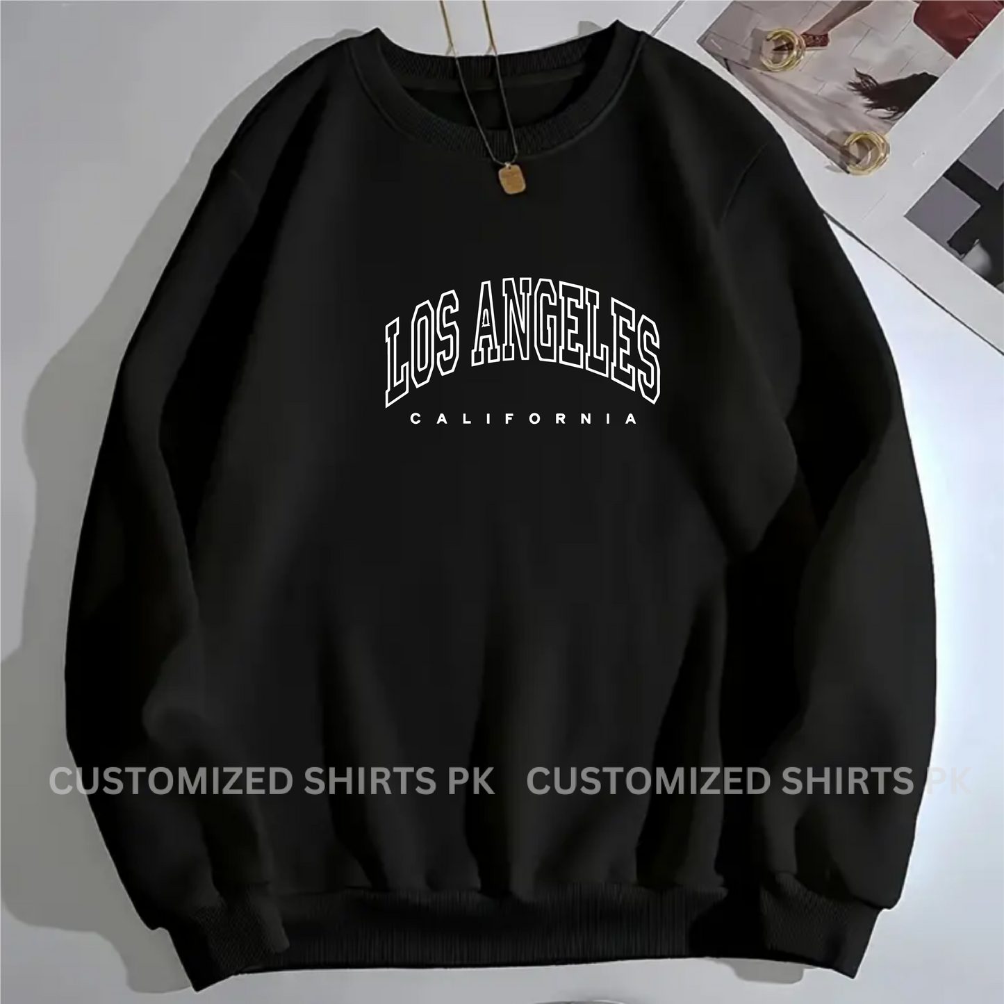 LA BLACK SWEATSHIRT