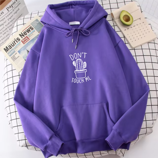 Don't Touch Purple Hoodie