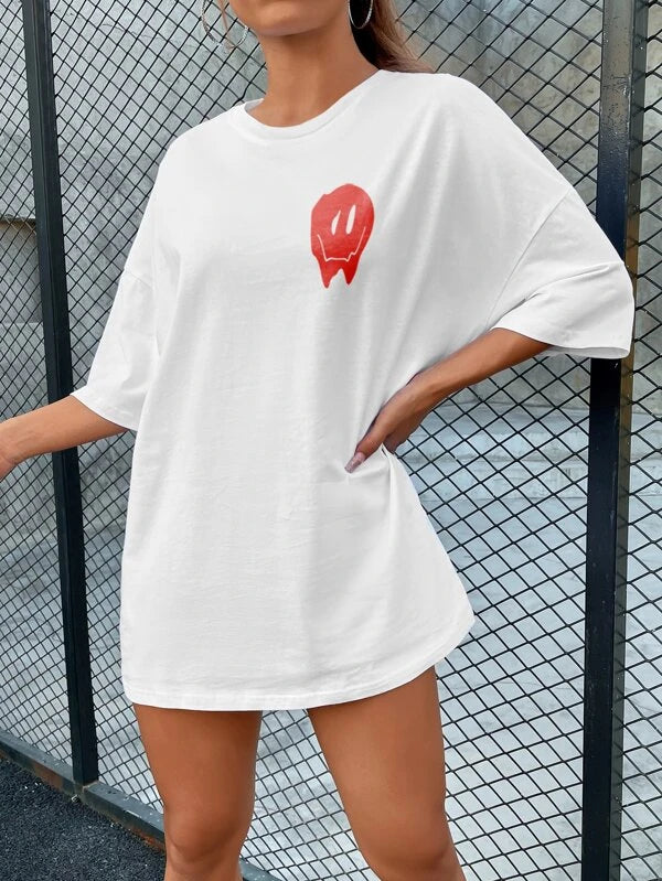 Letter Graphic Oversized T-shirt