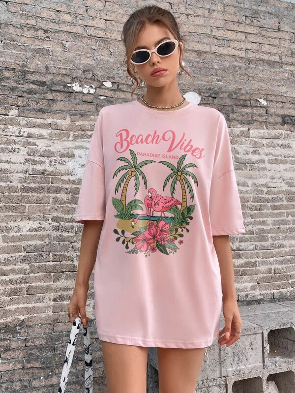 Beach Vibes Oversized T-shirt