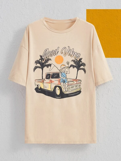 Good Vibes Oversized T-shirt