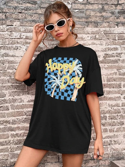 Happy Day Oversized T-shirt