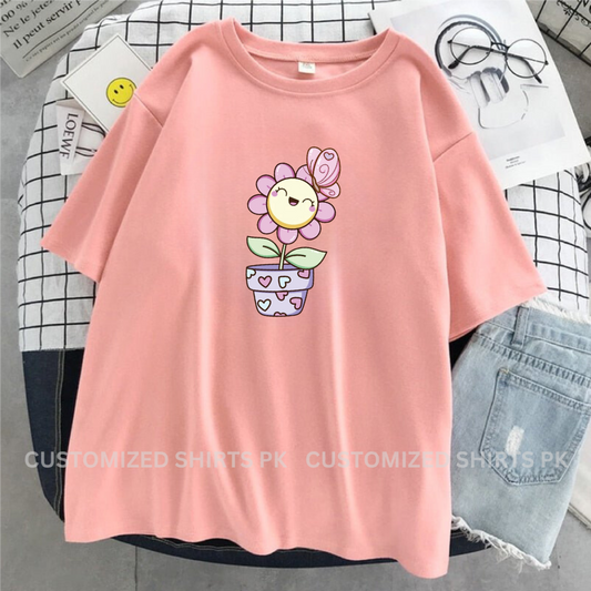 Pink Flower T-shirt