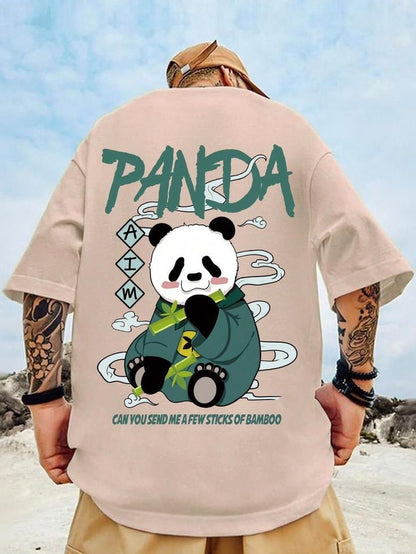 Cute Panda Oversized T-shirt