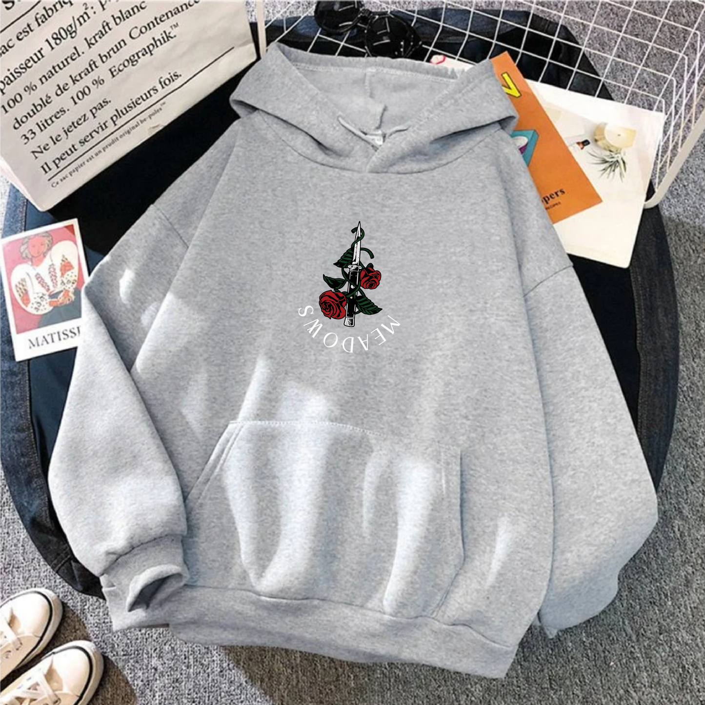 Meadows Grey Hoodie