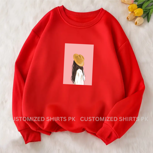 GIRL PIC SWEATSHIRT