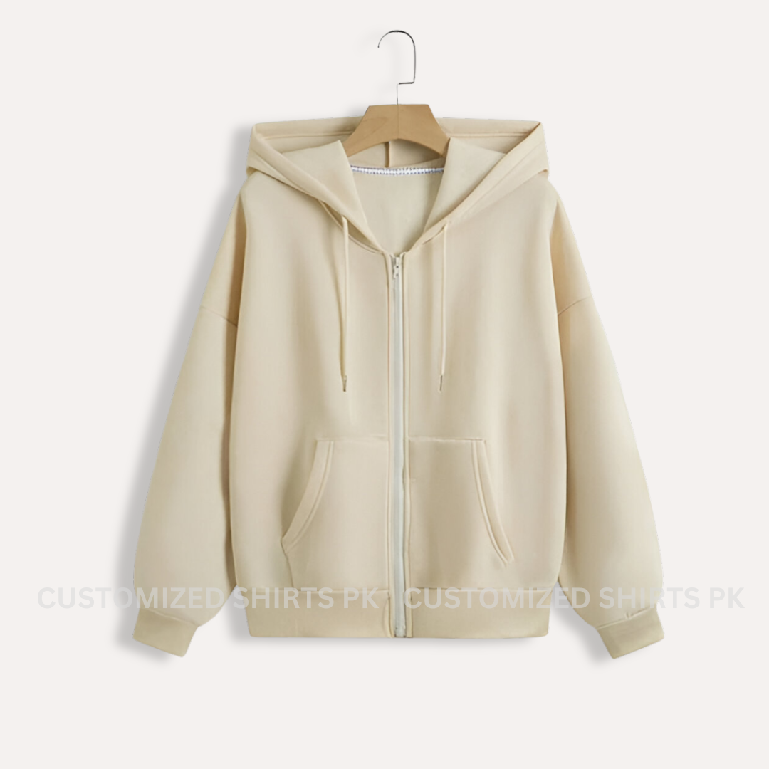 Basic Beige Zipper