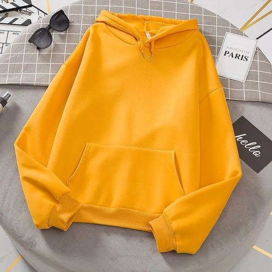 Basic Yellow Hoodie