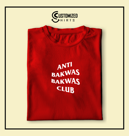 Anti Bakwas Club Tshirt