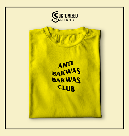 Anti Bakwas Club Tshirt