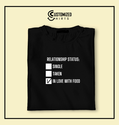 In Love With Food Tshirt