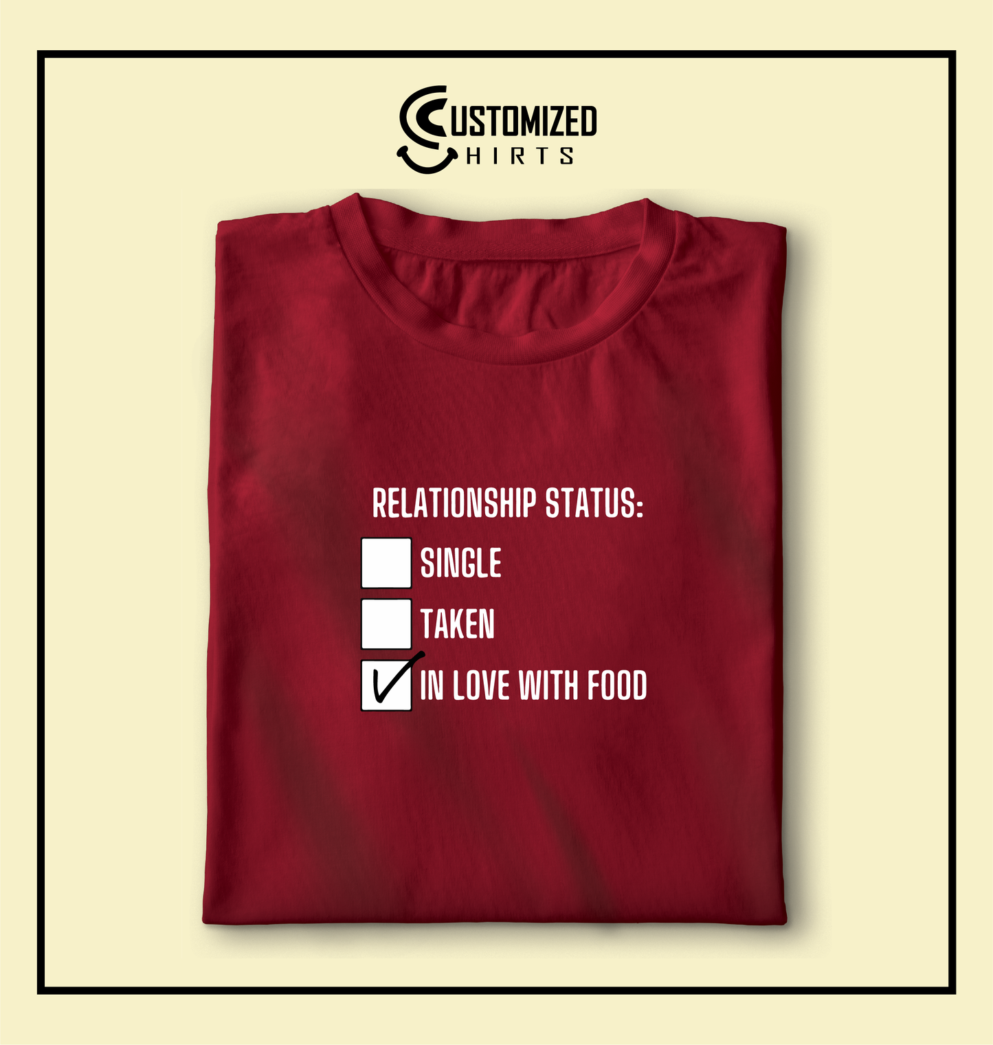 In Love With Food Tshirt