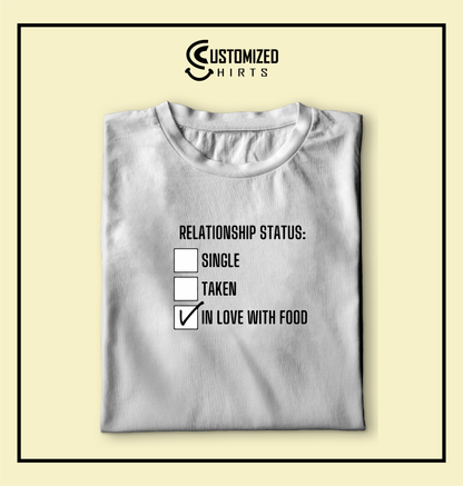 In Love With Food Tshirt