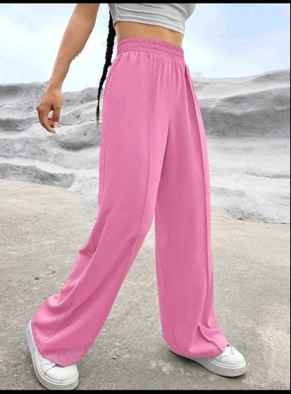 Basic Pink Flapper Trouser