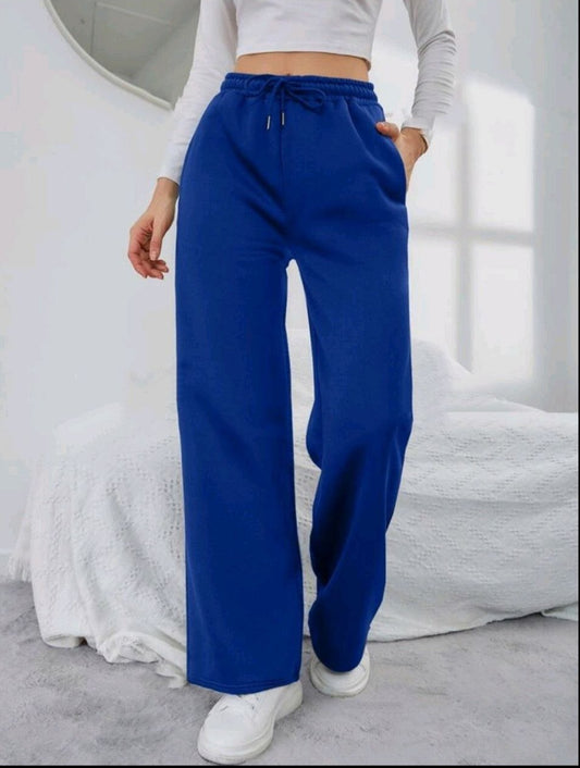 Basic Royal Blue Flapper Trouser