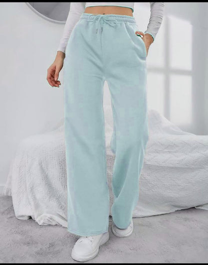 Basic Sky Blue Flapper Trouser