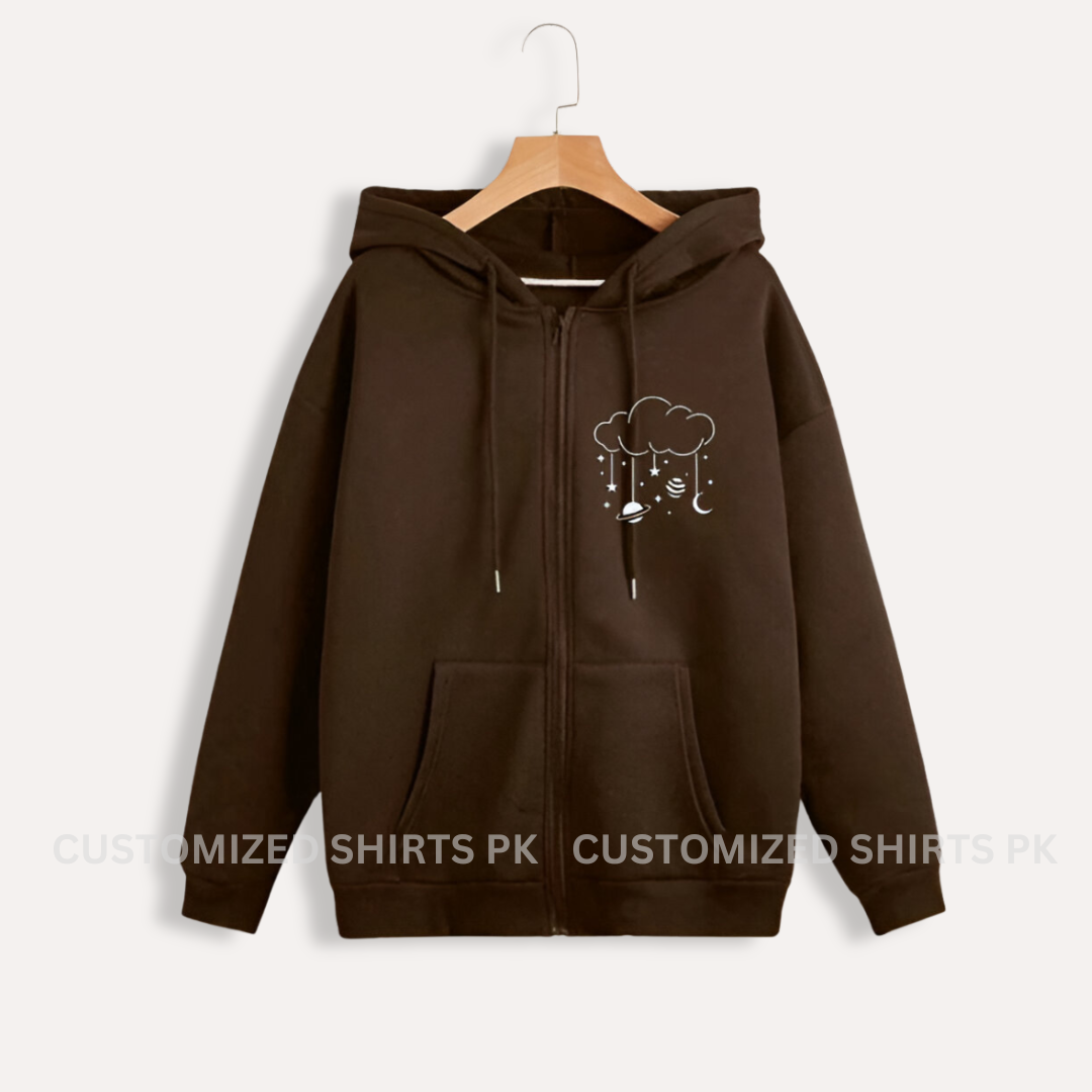 Cloud Brown Zipper