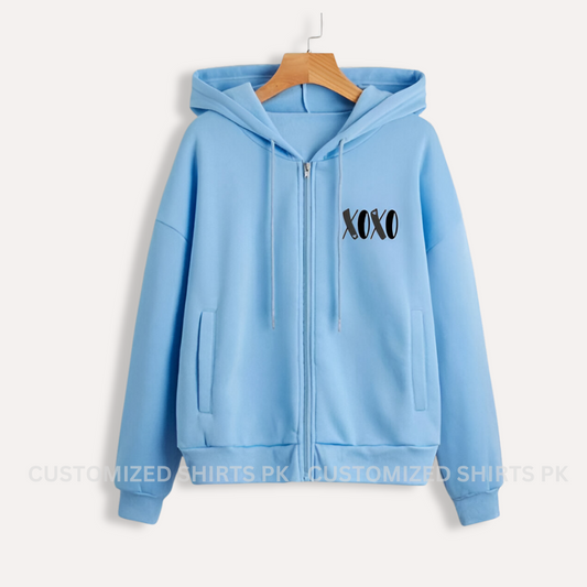 XOXO Sky Blue Zipper