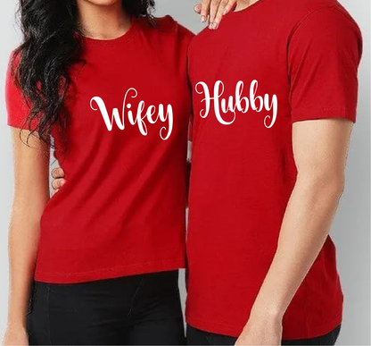 Wifey Hubby Couple Shirts