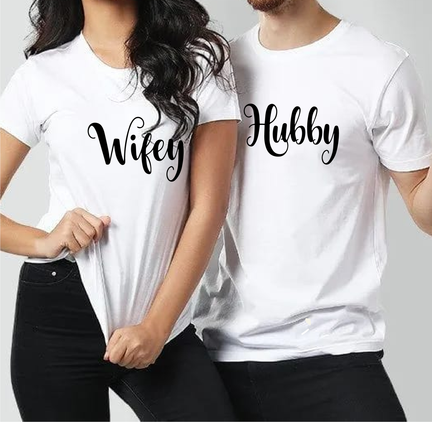 Wifey Hubby Couple Shirts