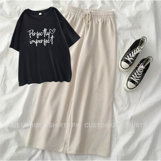 Perfectly Imperfect Tee & Cream Flapper