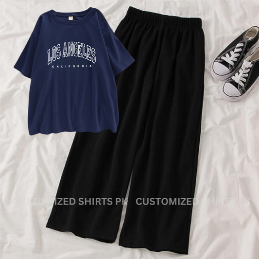 Los Angeles Tee & Black Flapper