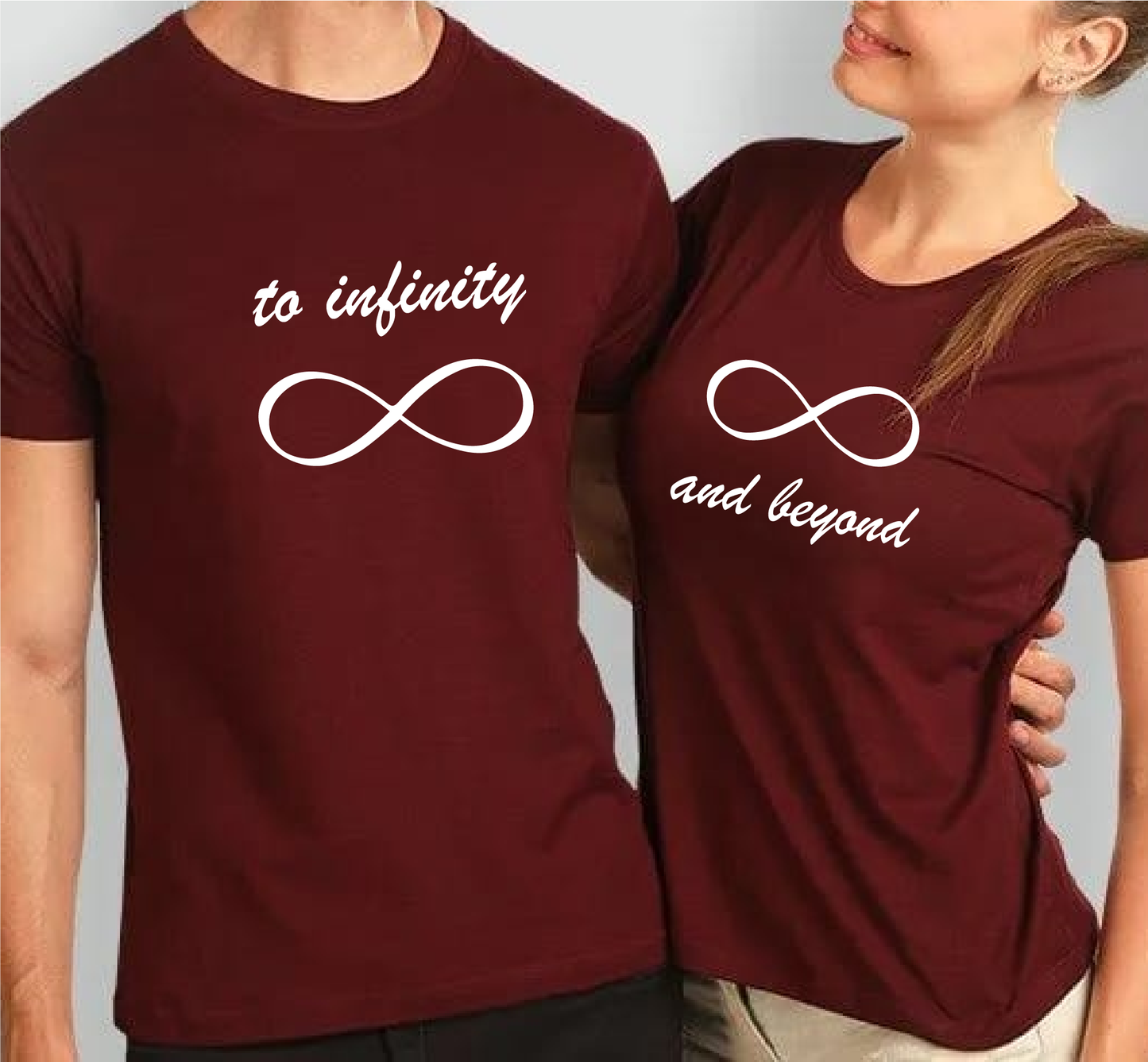 Infinity & Beyond Couple Shirts