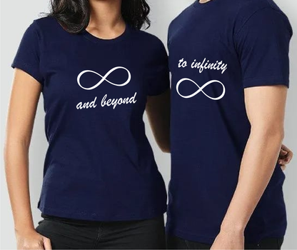 Infinity & Beyond Couple Shirts