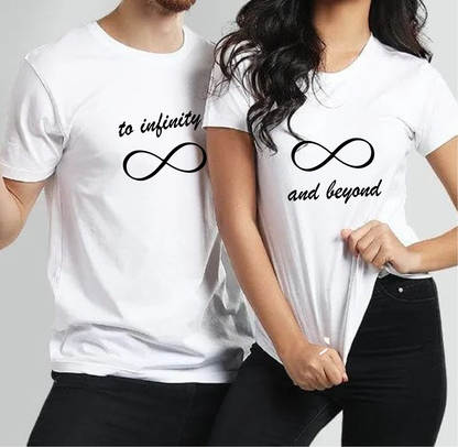 Infinity & Beyond Couple Shirts