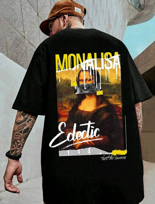 Monalisa Printed Oversized T-Shirt